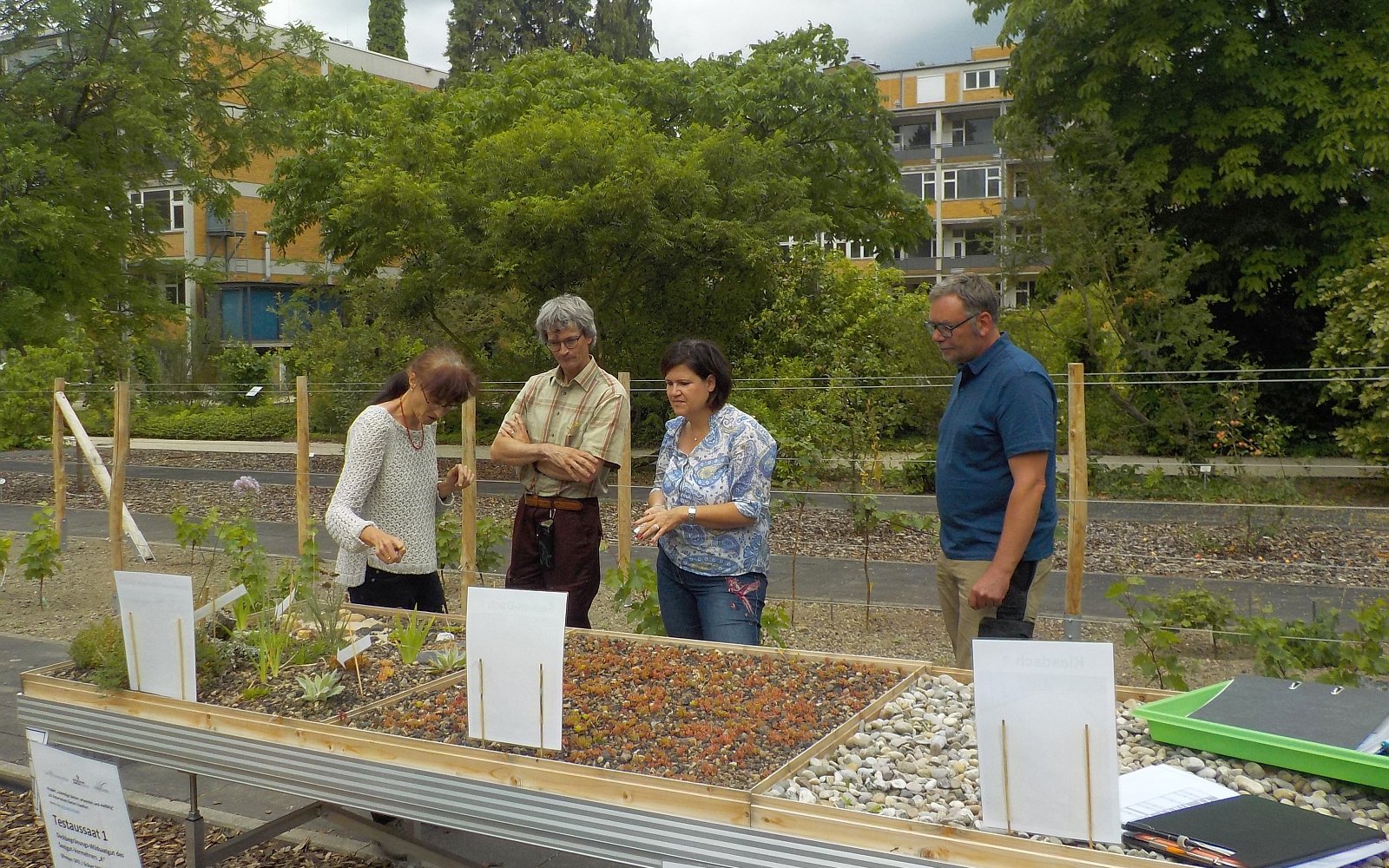 Wir diskutieren die Gestaltung der Schauanlage Wir diskutieren die Gestaltung der Schauanlage